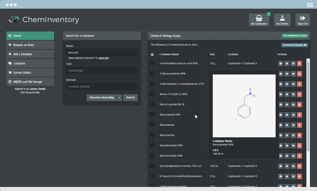 laboratory chemical stock management software