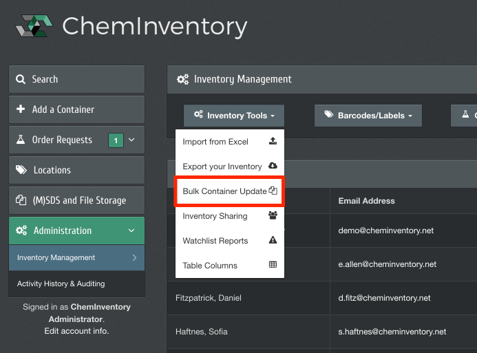 chemical inventory software management