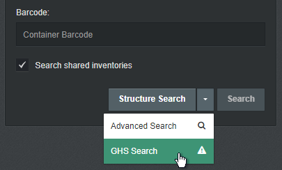 open ghs hazard search chemical inventory